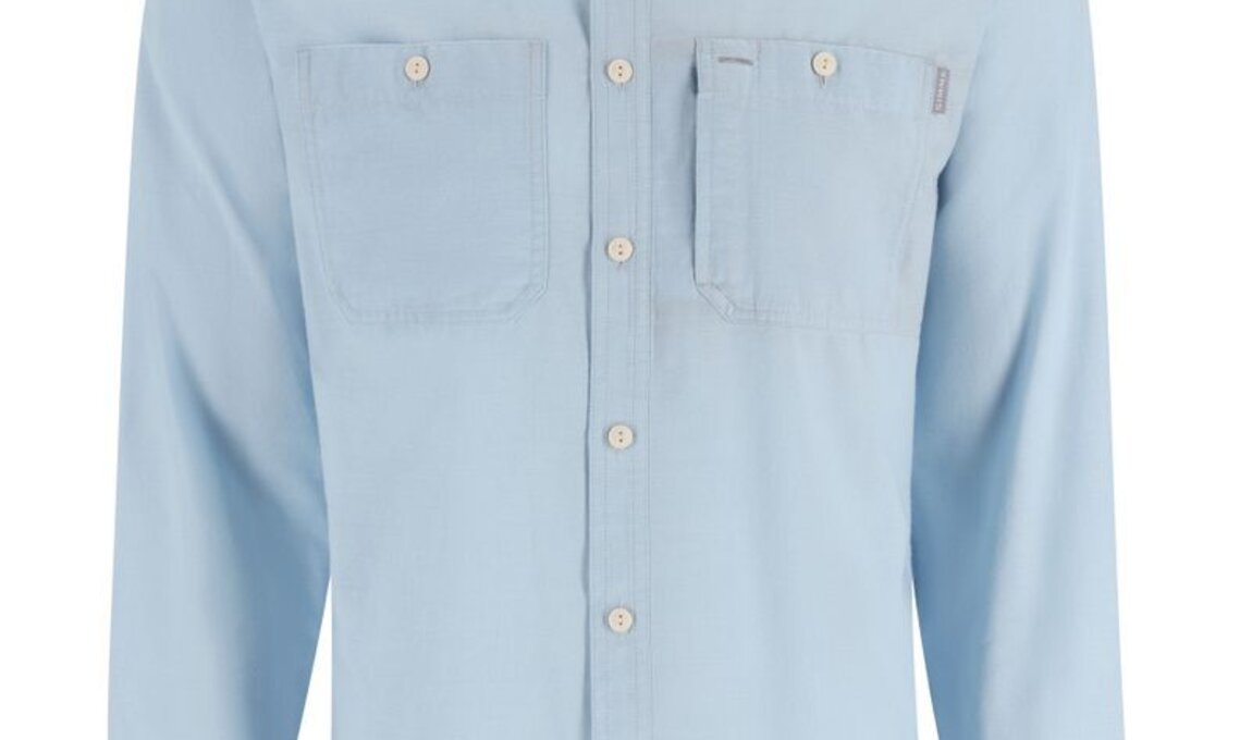 Simms Cutbank Chambray Shirt Sky Chambray