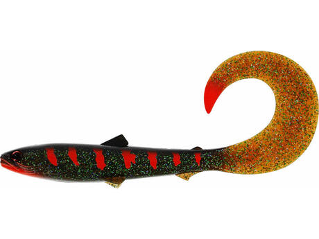 BULLTEEZ CURLTAIL 21cm -  Motoroil Blood
