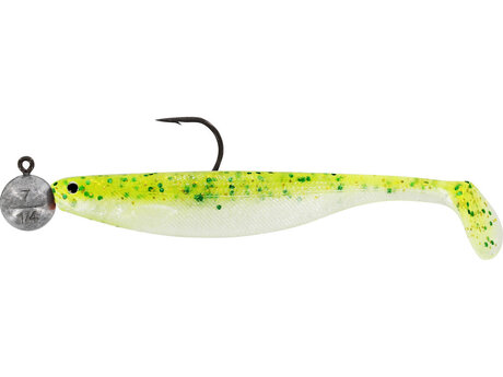 SHADTEEZ SLIM R 'N R 12CM #6/0 10G SPARKLING CHARTREUSE