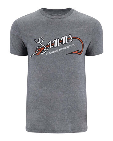 Simms Hook & Loop T-Shirt Athletic Heather XL