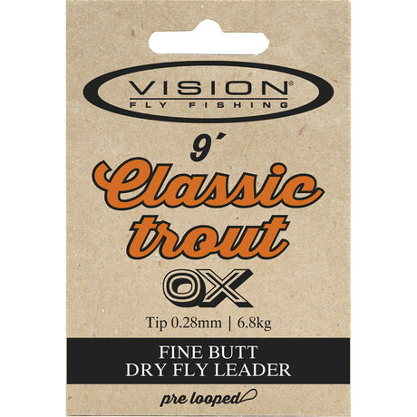 VISION CLASSIC TROUT Leaders 4x 0.17