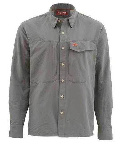 SIMMS Guide Shirt Pewter S