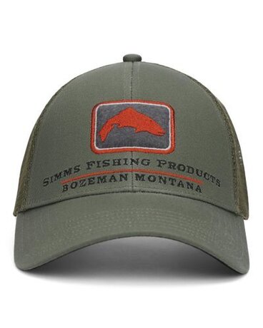 SIMMS Trout Icon Trucker Smokey Olive