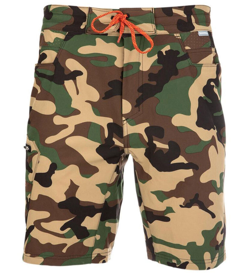SIMMS Seamount Board Shorts Woodland Camo 32W