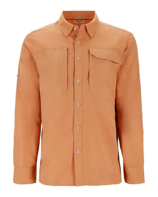 SIMMS Guide Shirt Orange Maple M