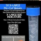 Pre-Cut Sleeves and Vial - XL