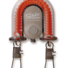 C&F 2-in-1 Retractor w Fly Catcher Orange