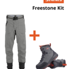 Simms Freestone Pant + Wading Boots