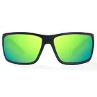 Bajio Bales Beach Black Matte Green Mirror Glass