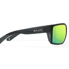Bajio Bales Beach Black Matte Green Mirror Glass