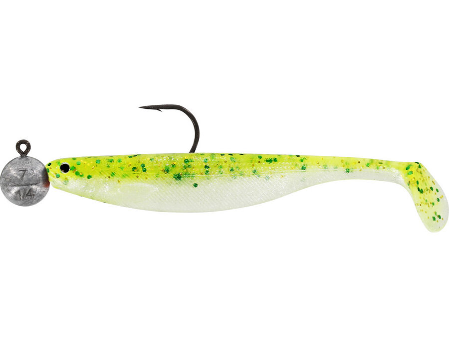 SHADTEEZ SLIM R 'N R 12CM #6/0 10G SPARKLING CHARTREUSE