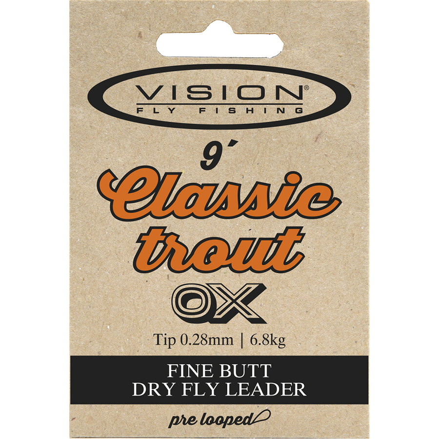 VISION CLASSIC TROUT Leaders 6x 0.14