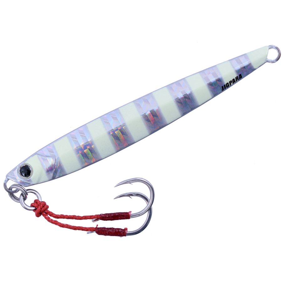 Major Craft Jigpara Semilong Zebra Glow 40g