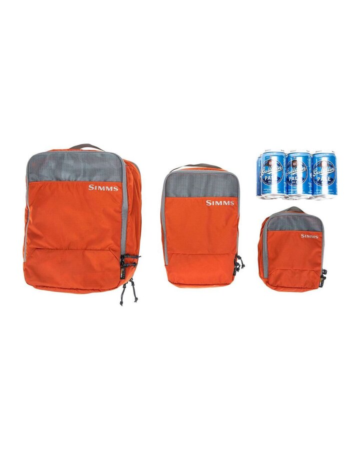 SIMMS GTS Packing Pouches - 3-Pack Simms Orange