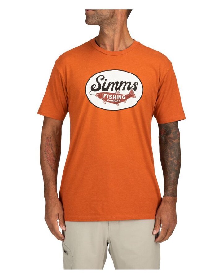 SIMMS Trout Wander T-Shirt Adobe Heather XL