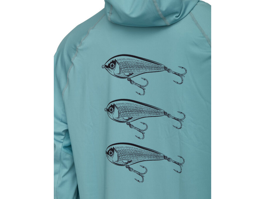 BAY UPF HOODIE Sea Breeze XL