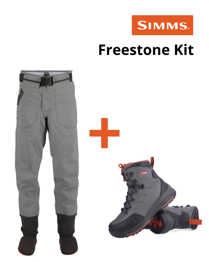 Simms Freestone Pant + Wading Boots