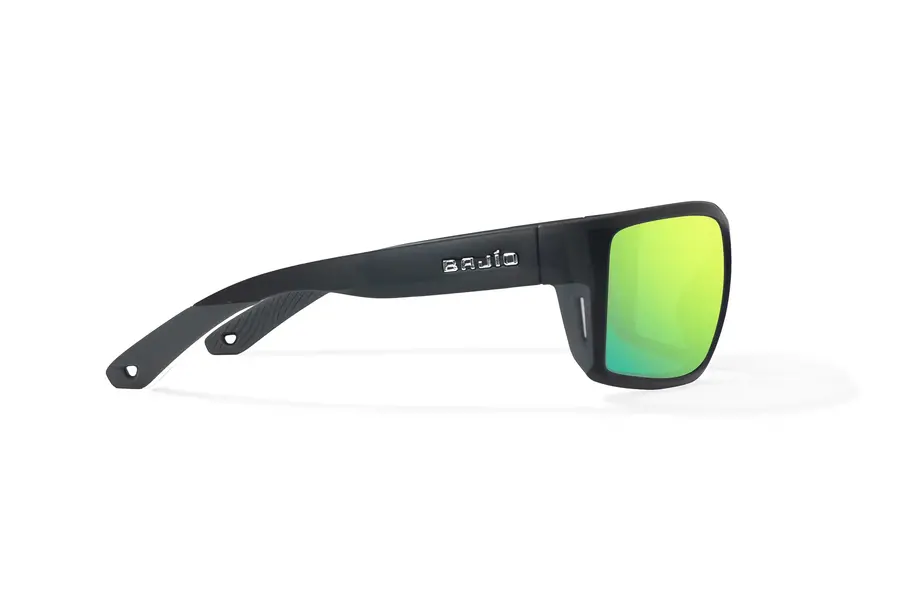 Bajio Bales Beach Black Matte Green Mirror Glass